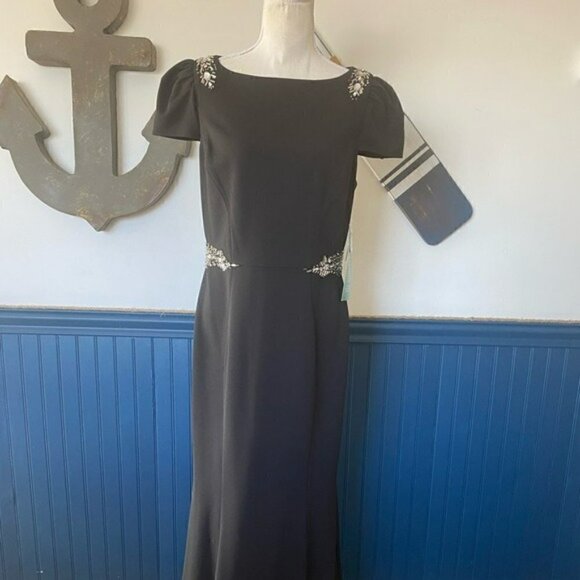 Jackie Jon Black Gown - Picture 1 of 7